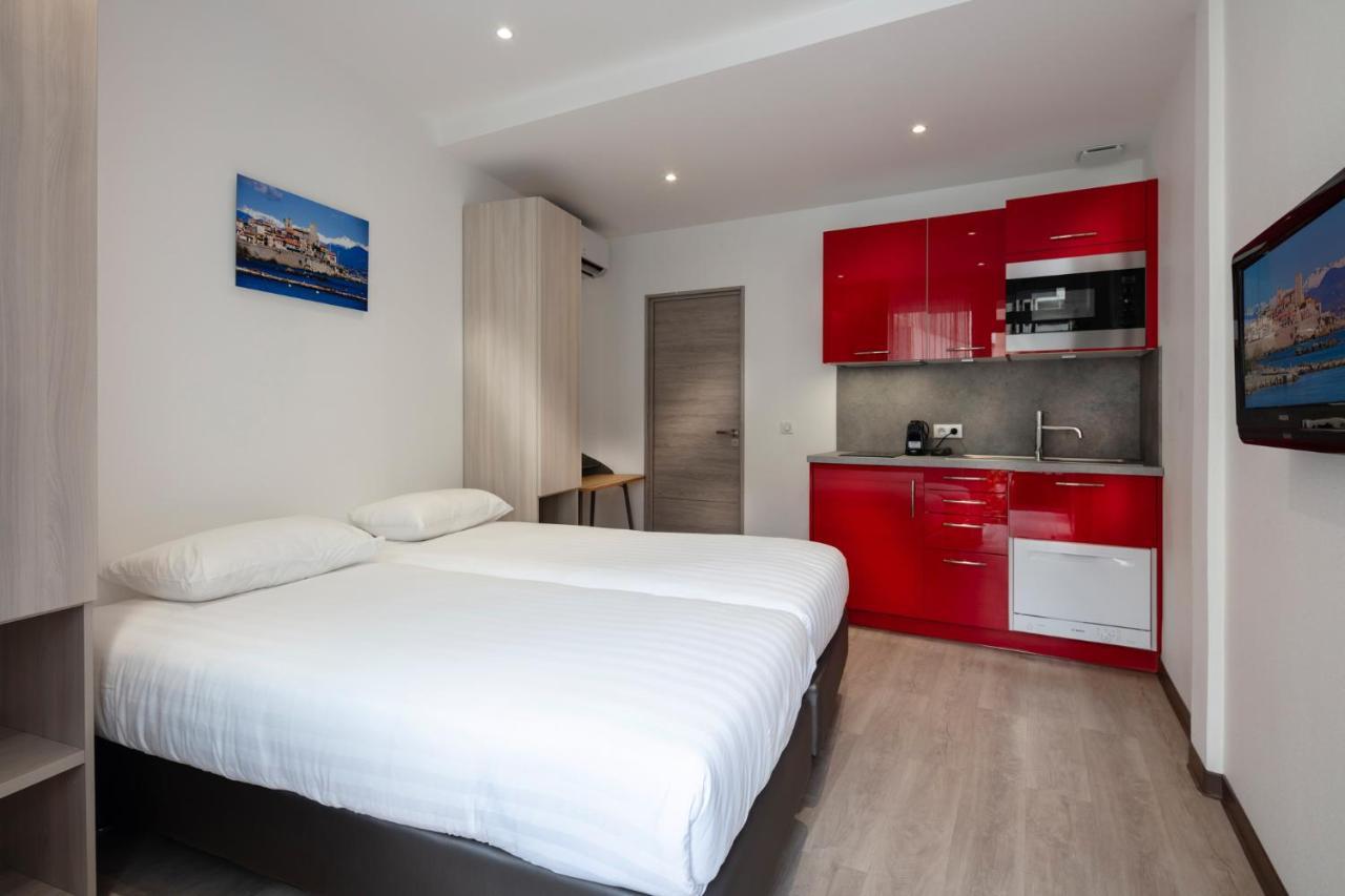 Appartements French Riviera Confidential Centre Ville Juan Les Pins Proche Des Plages الغرفة الصورة
