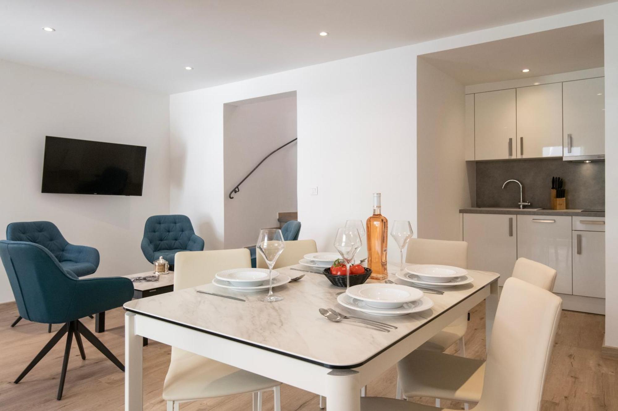 Appartements French Riviera Confidential Centre Ville Juan Les Pins Proche Des Plages الغرفة الصورة